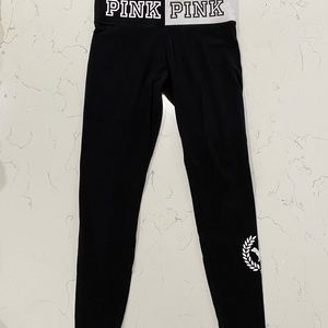 PINK black and white leggings